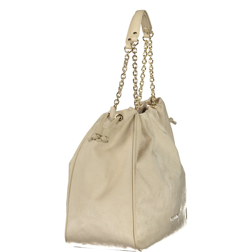 Beige Polyethylene Handbag