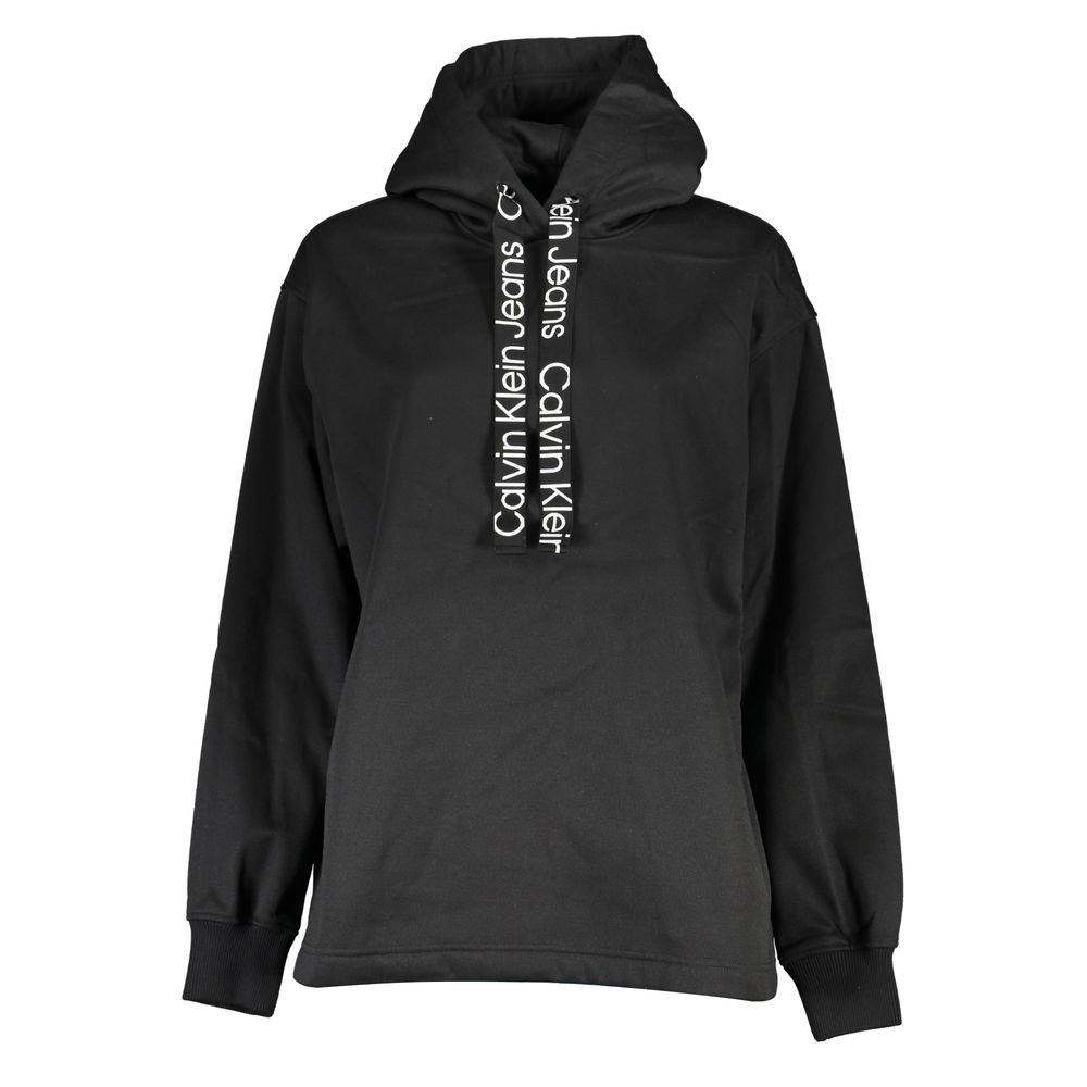 Black Polyester Women Sweater