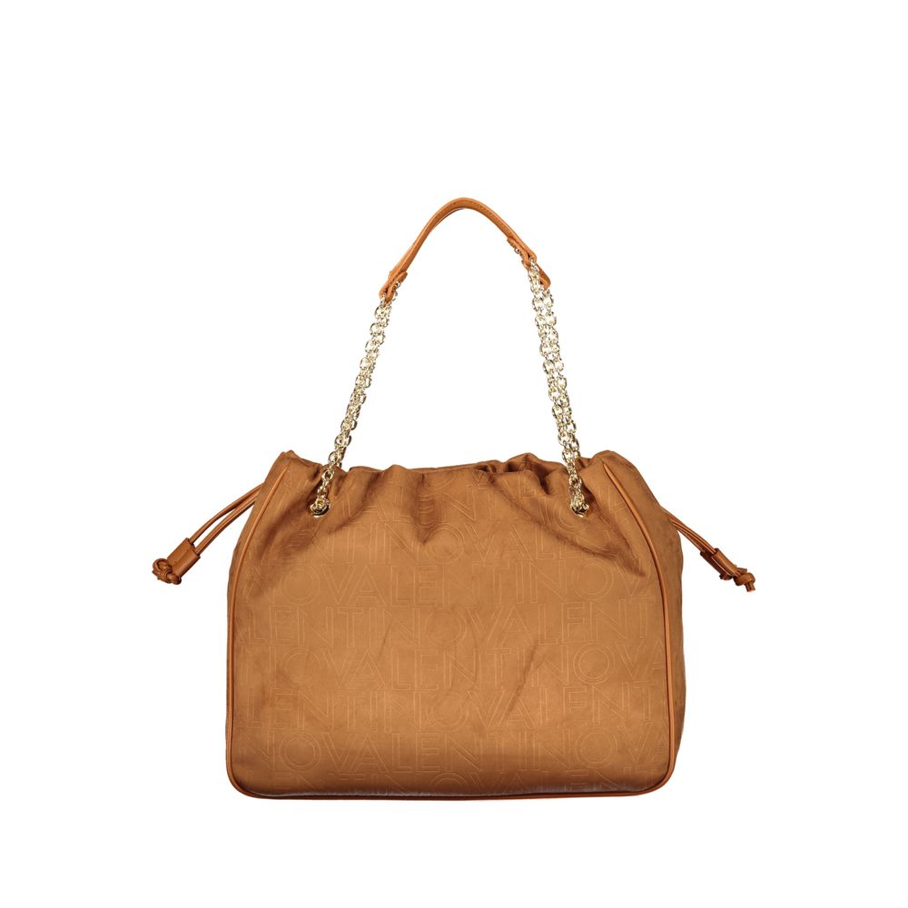 Brown Polyurethane Womens Bag
