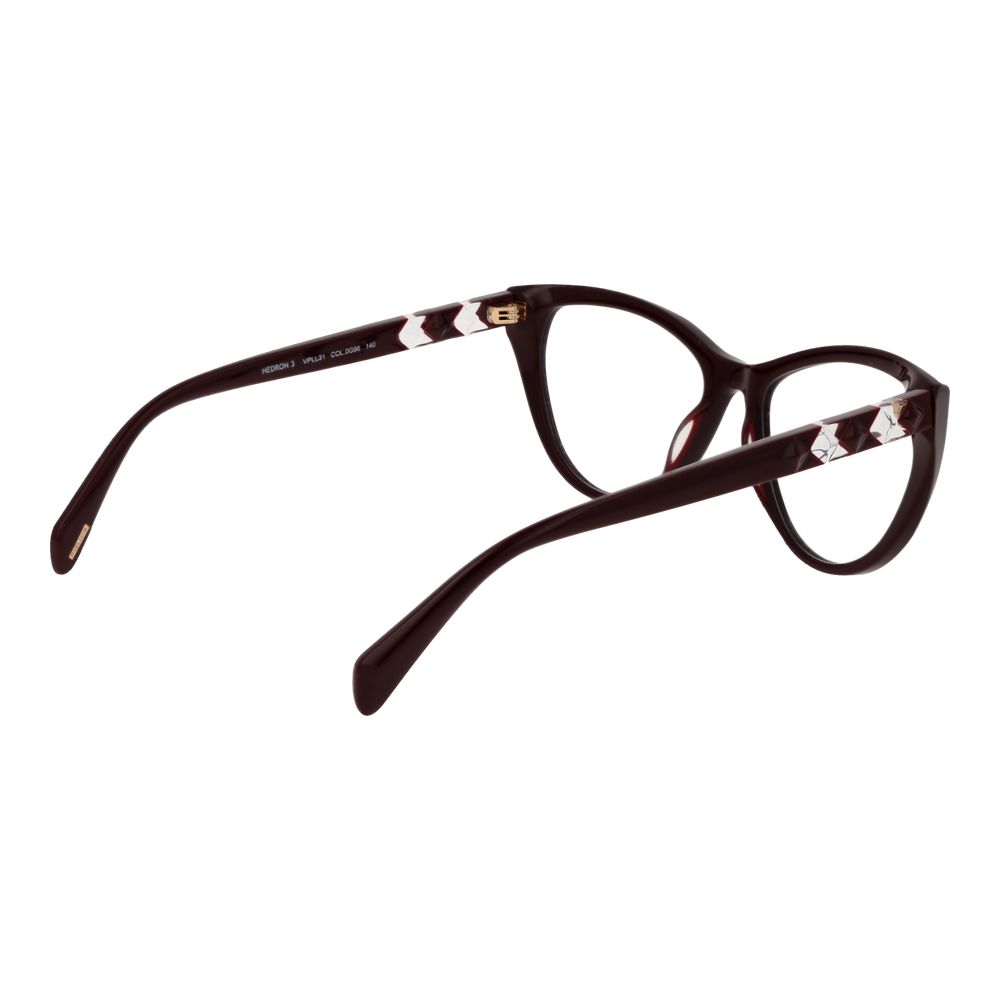 Burgundy Plastic Glasses (Frames)