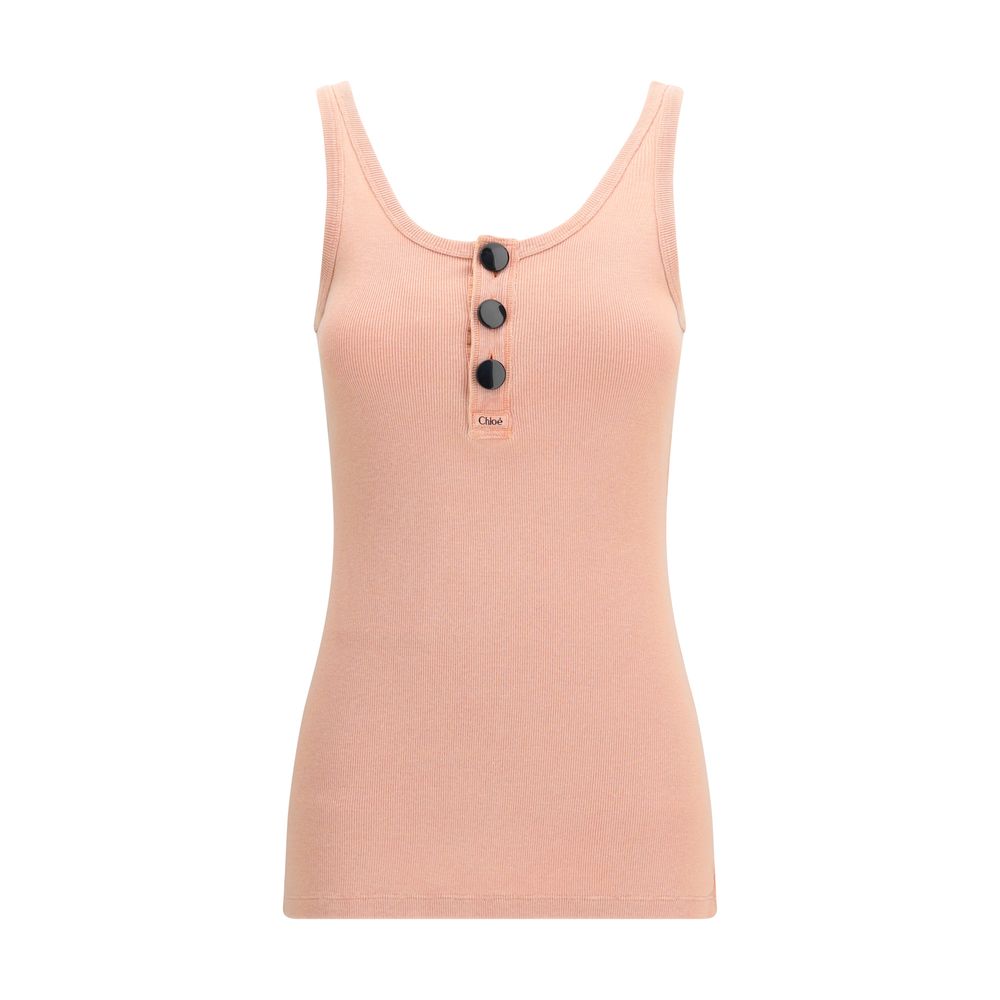 Multicolor Cotton Sleeveles T-Shirt