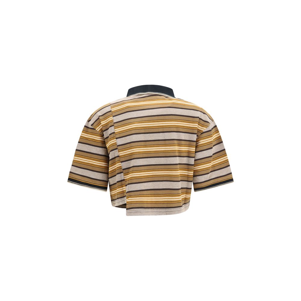 Beige Cotton Polo Shirt