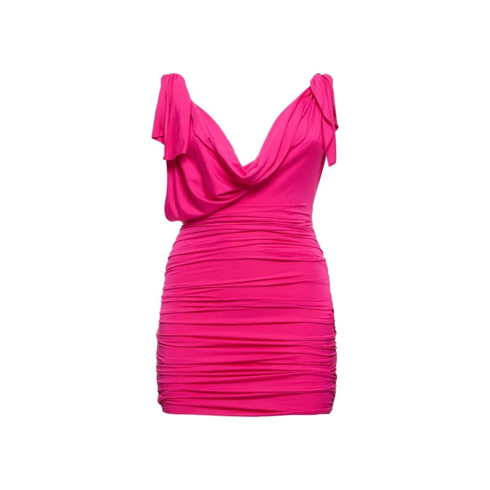Multicolor Elastane Casual Dress