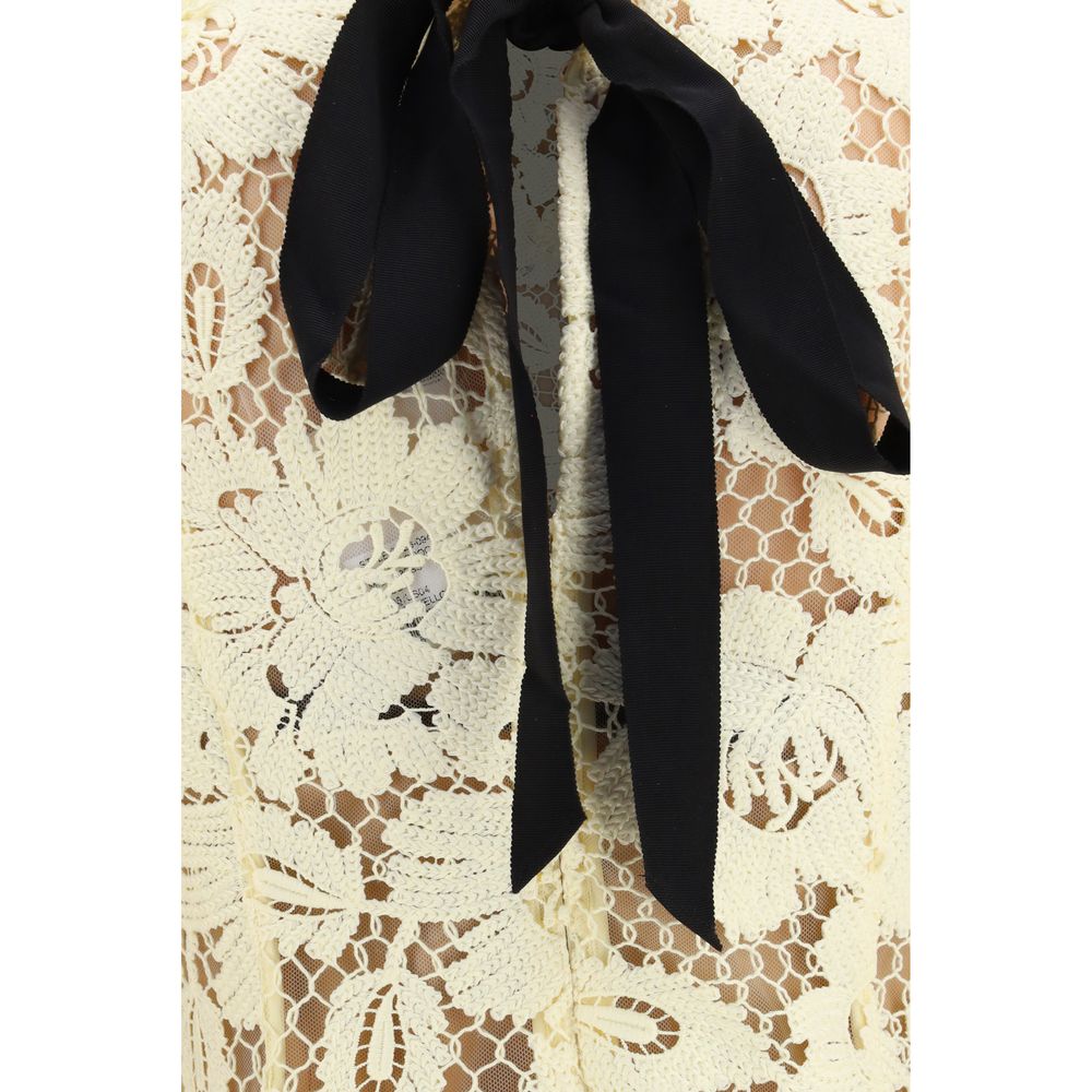 Bicolor Polyester Casual Dress