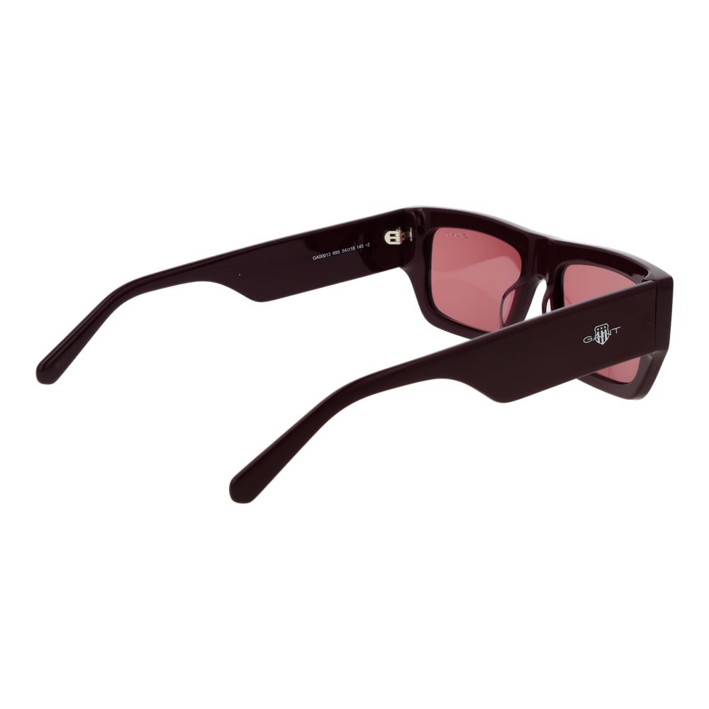 Burgundy Acetate Sunglasses