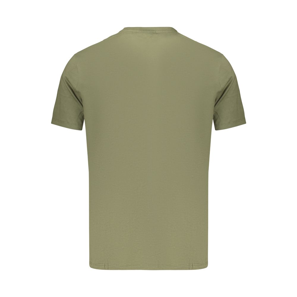 Green Cotton Men's T-Shirt