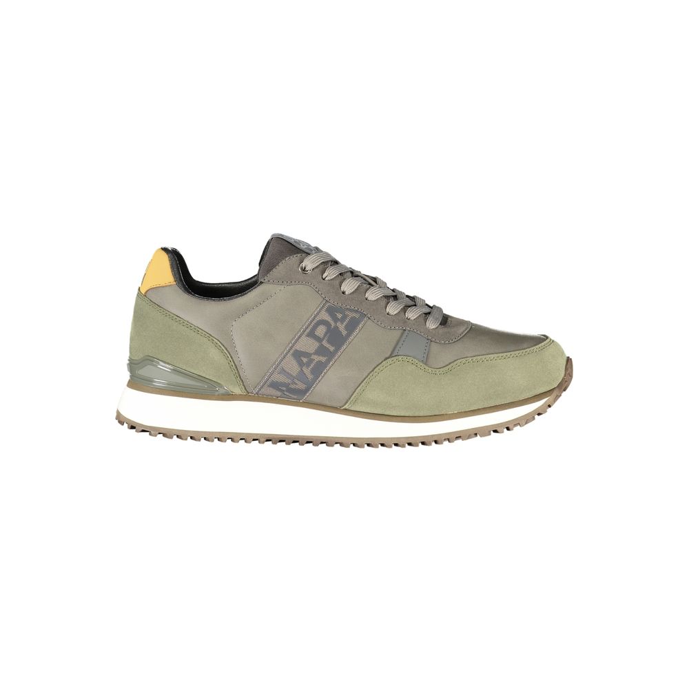Grey Polyester Men's Sneaker