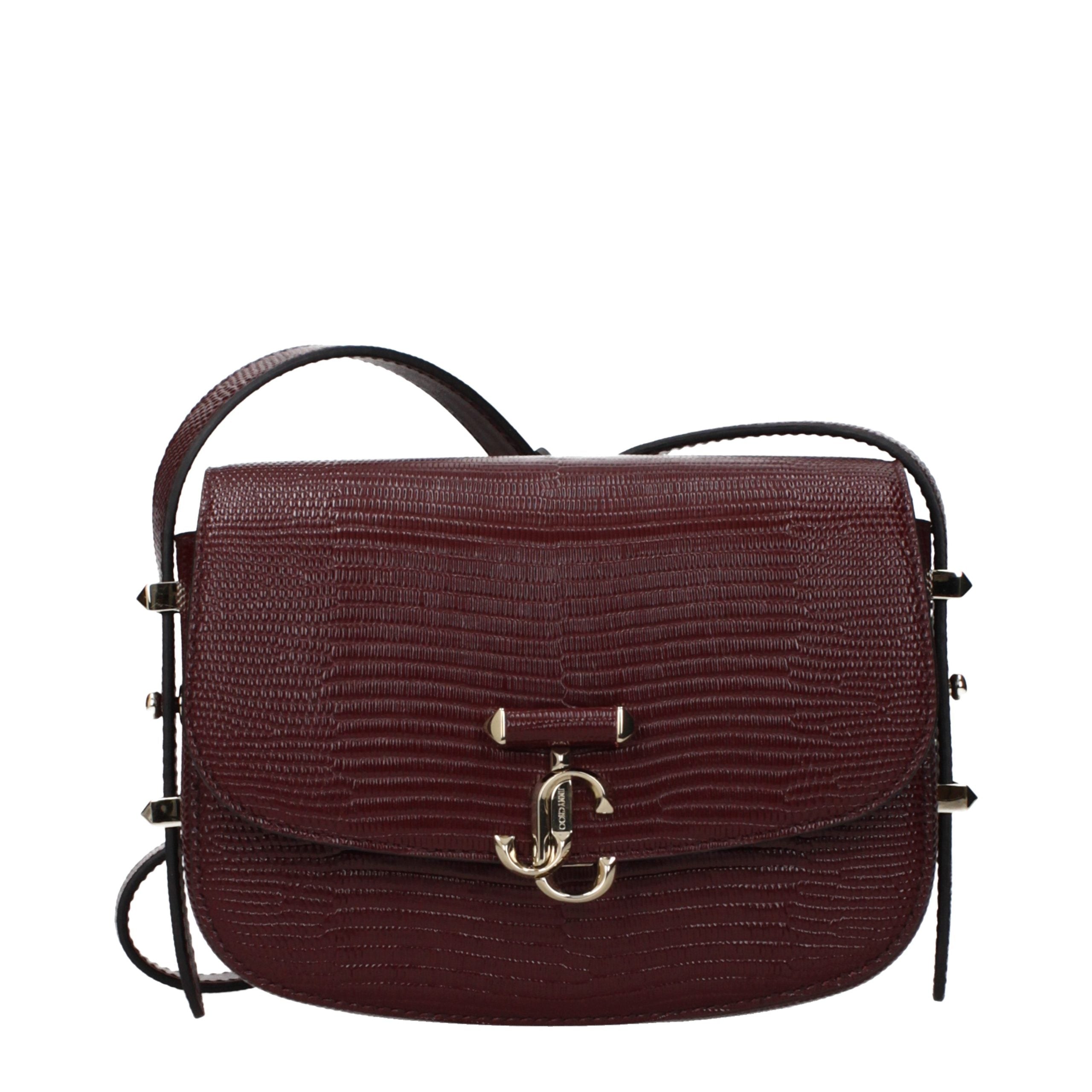 Red Leather Shoulder Bag