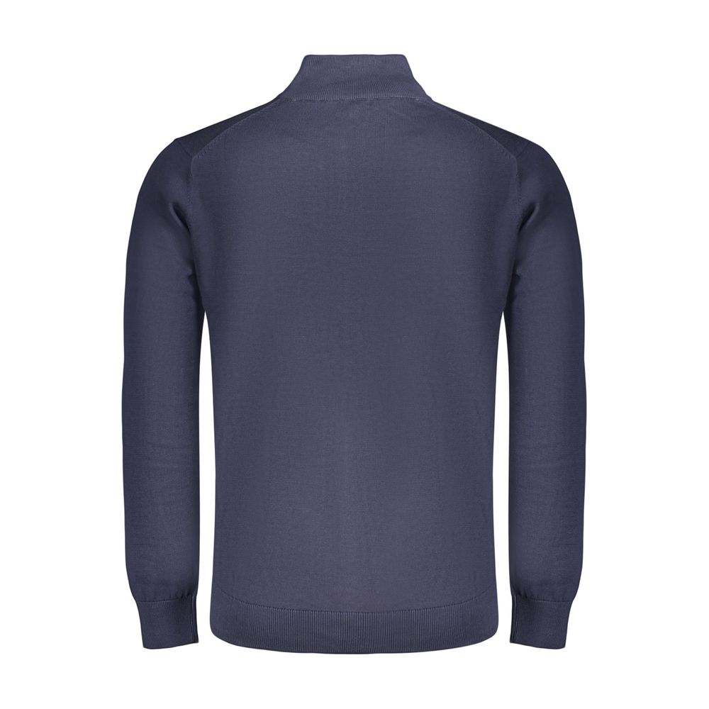 Blue Cotton Men's Sweater
