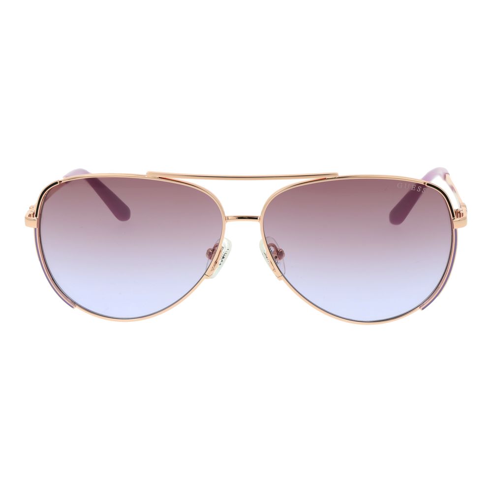 Rose Gold Metal Sunglasses