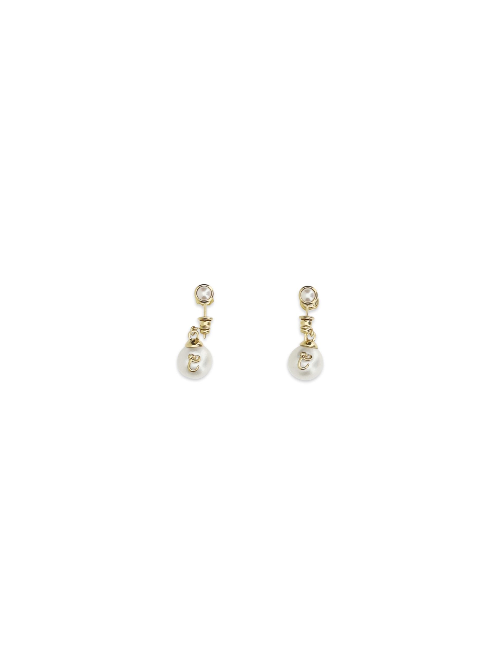 Gold Metal Earrings