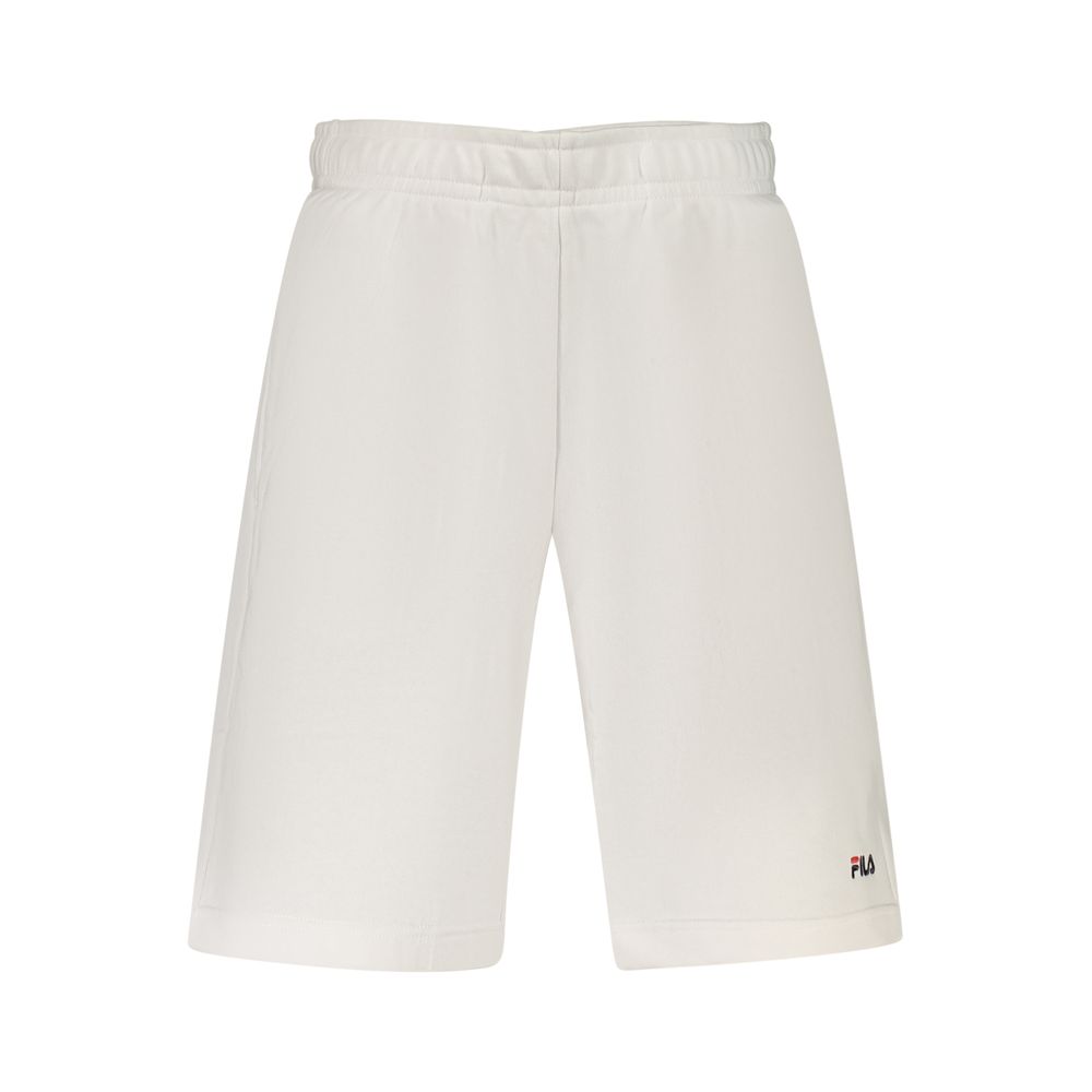 White Cotton Men's Sweatpant