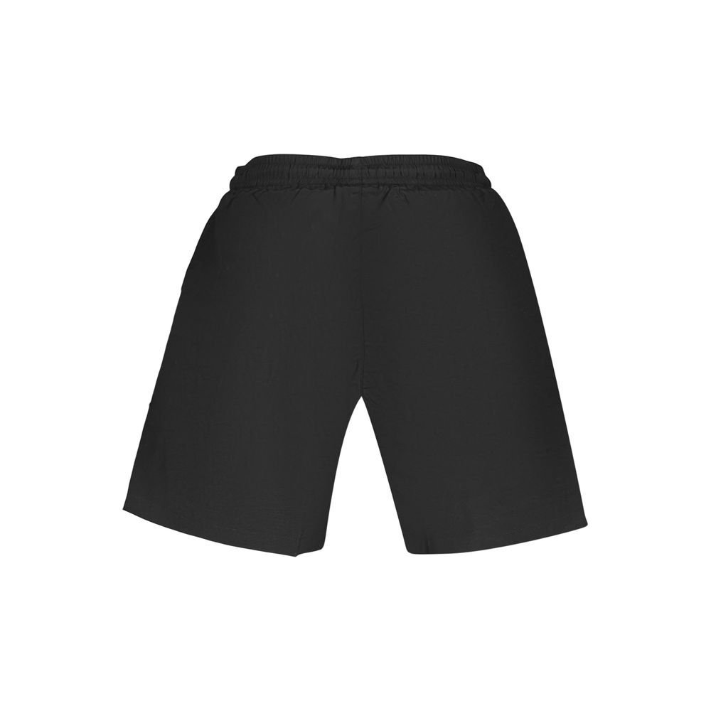 Black Polyester Men's Swimwear