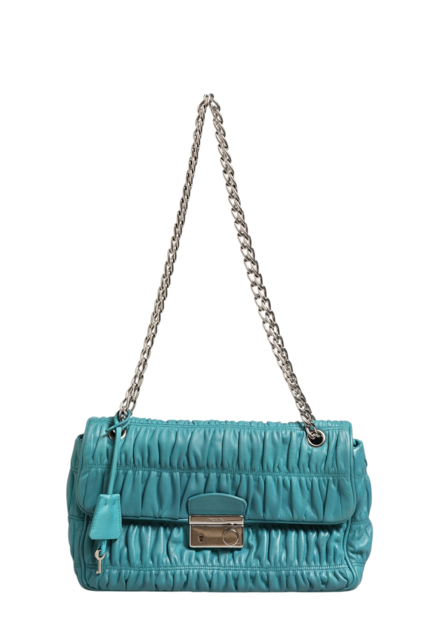 Nappa Gaufre Flap Bag