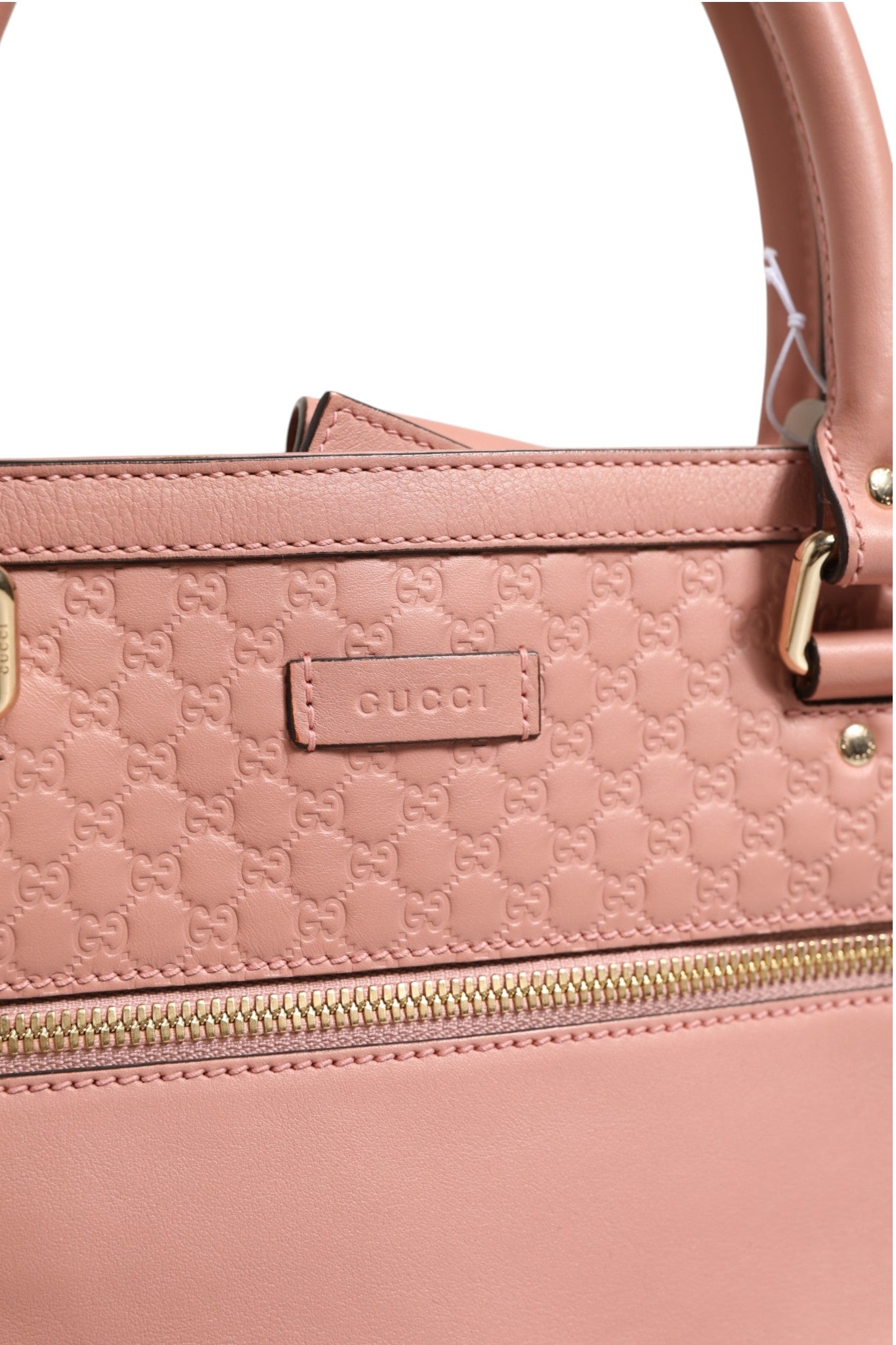 Microguccissima Leather Medium Tote Bag