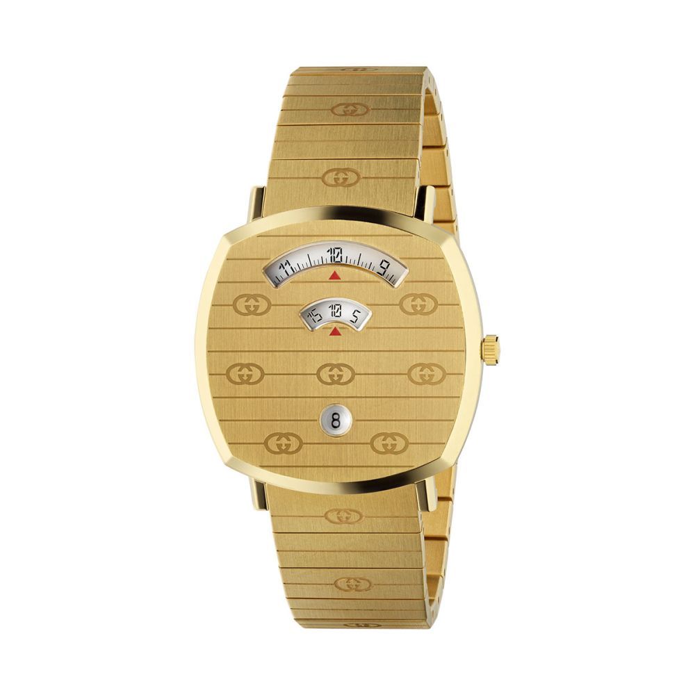 Gold Stainless Steel Dress Watch