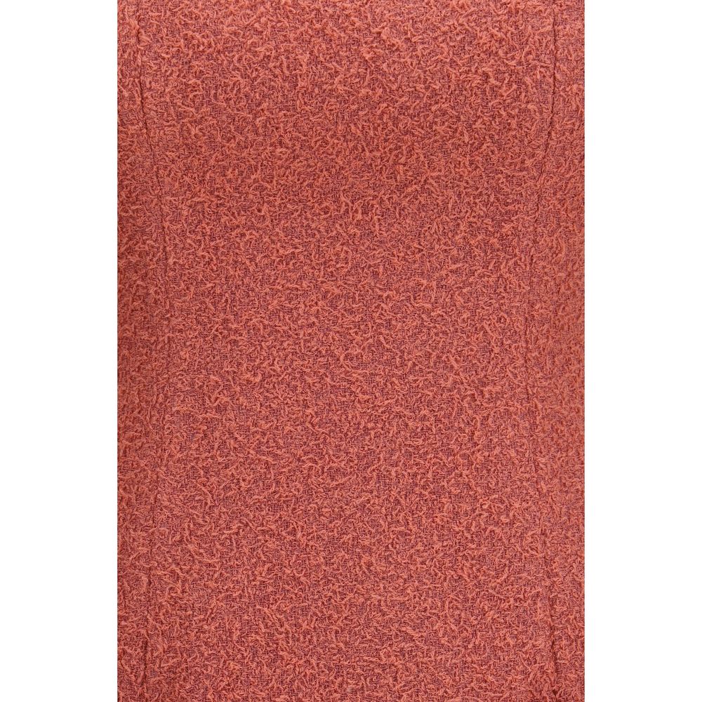Multicolor Wool Oves Aries Casual Dress