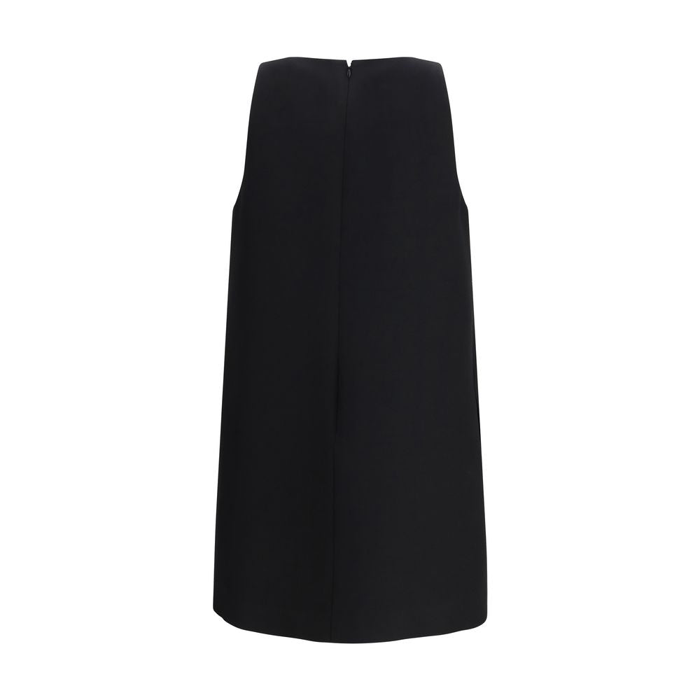 Black Wool Oves Aries Cocktail Dress