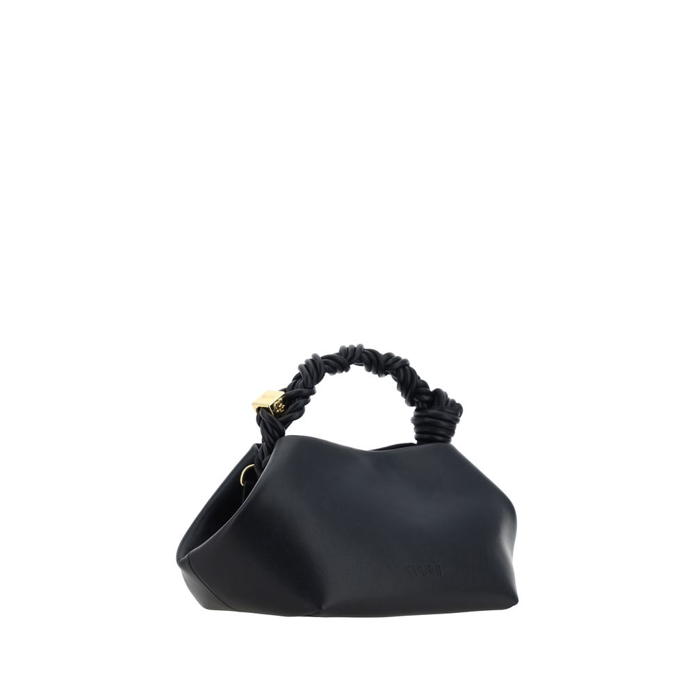 Black Recycled Leather Handbag
