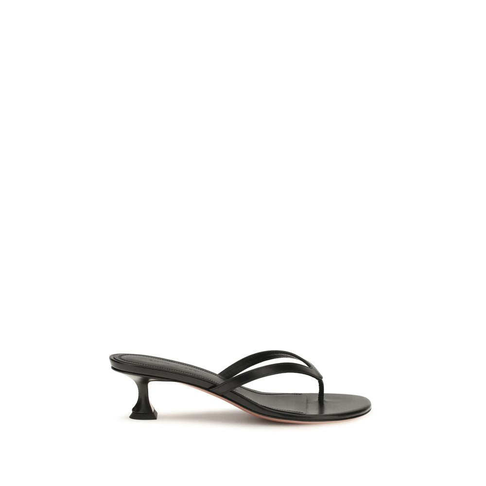 Black Lamb Ovis Aries Aries Flat Sandals