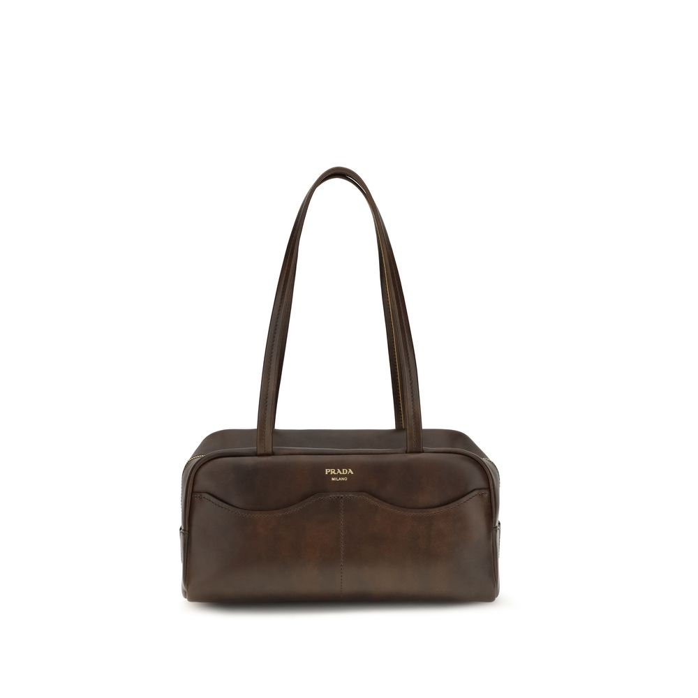 Brown Calf Leather Bos Taurus Shoulder Bag