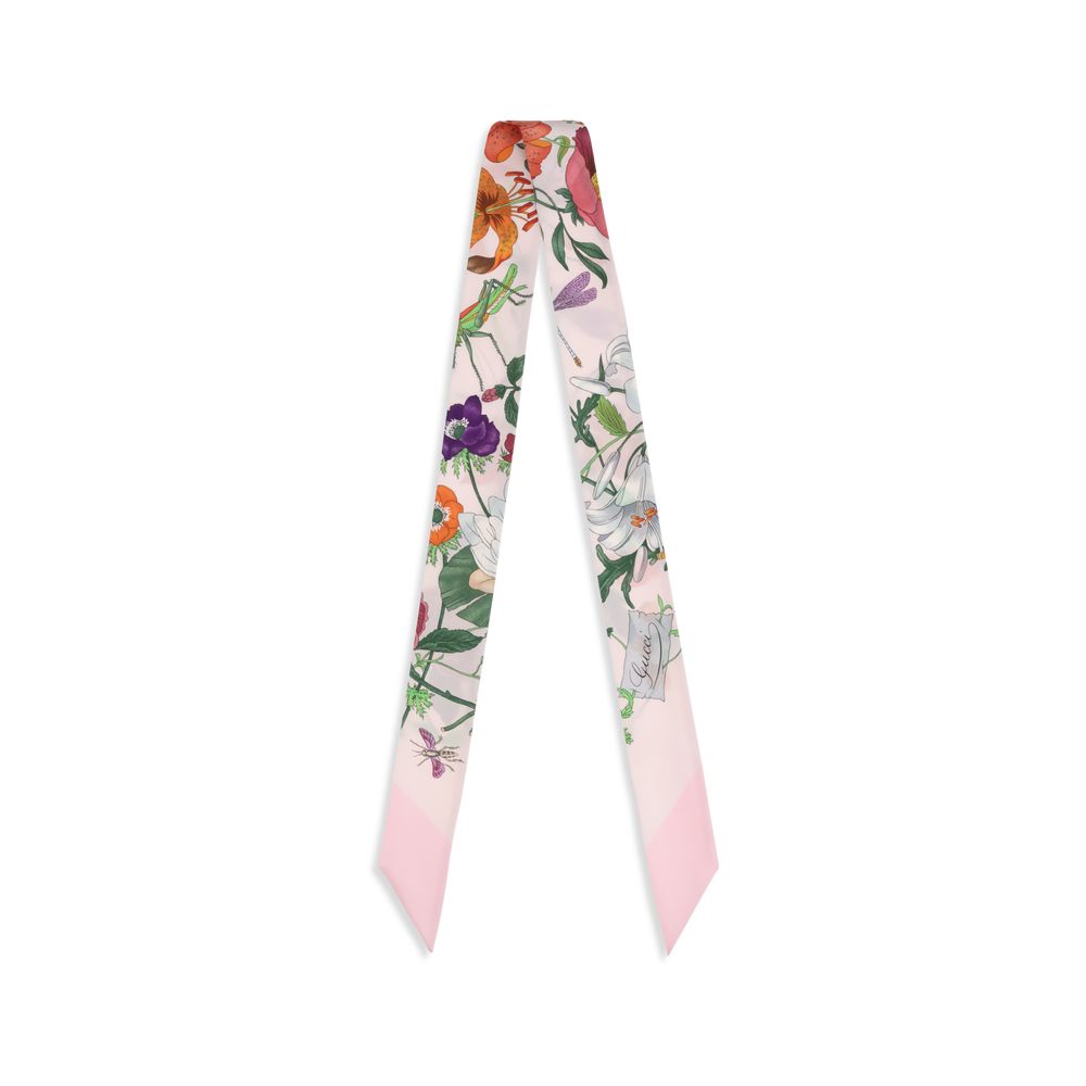 Multicolor Silk Scarf