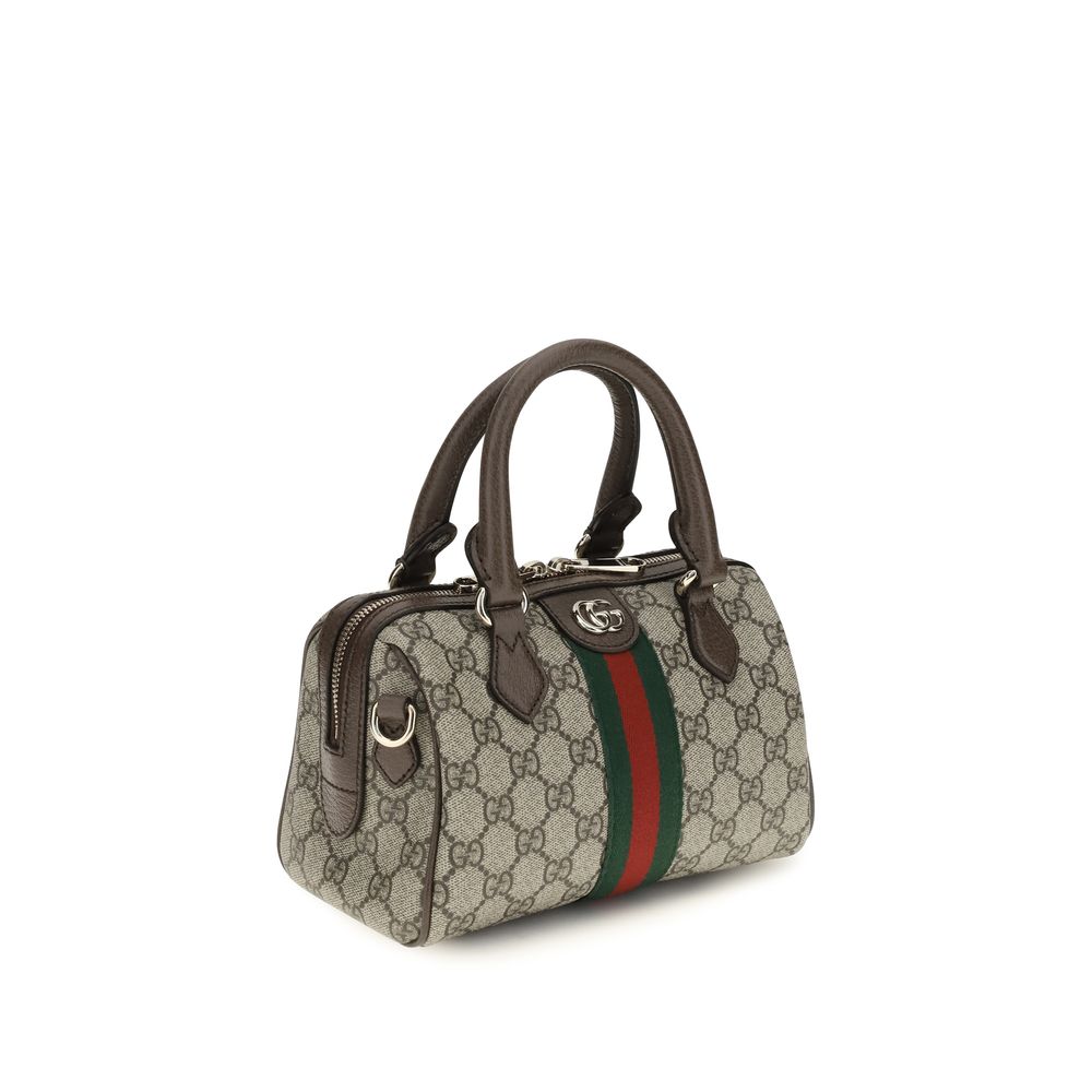 Brown Fabric Handbag