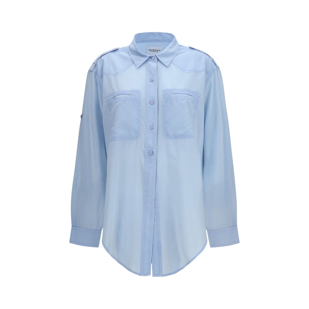 Blue Cotton Shirt