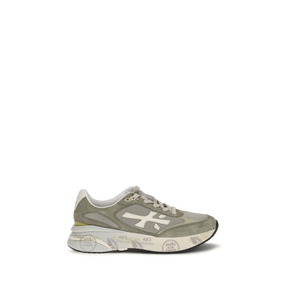 Bicolor Calf Leather Bos Taurus Low Top Sneakers