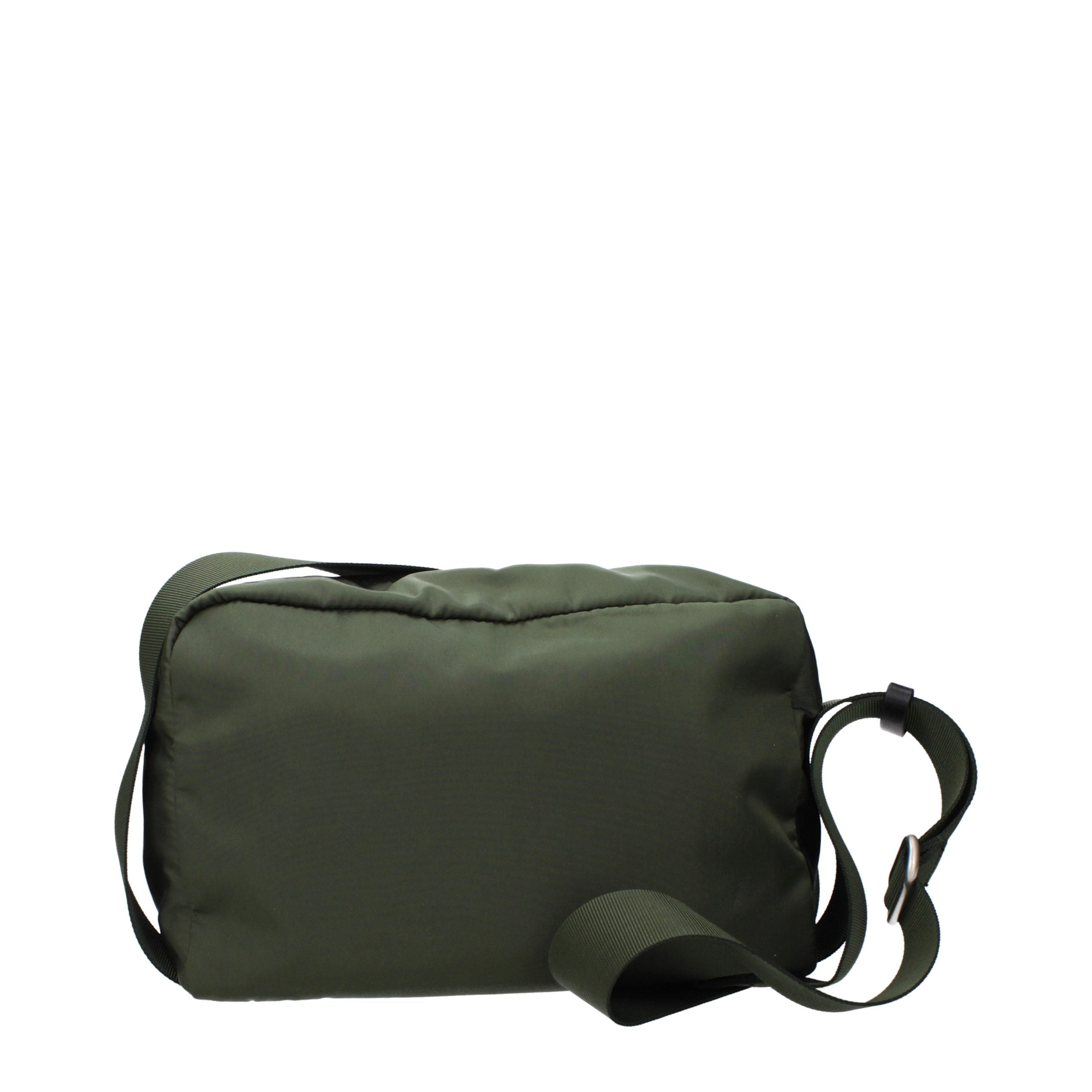 Green Nylon Crossbody Bag