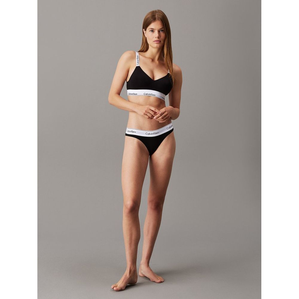 Black Cotton Bra