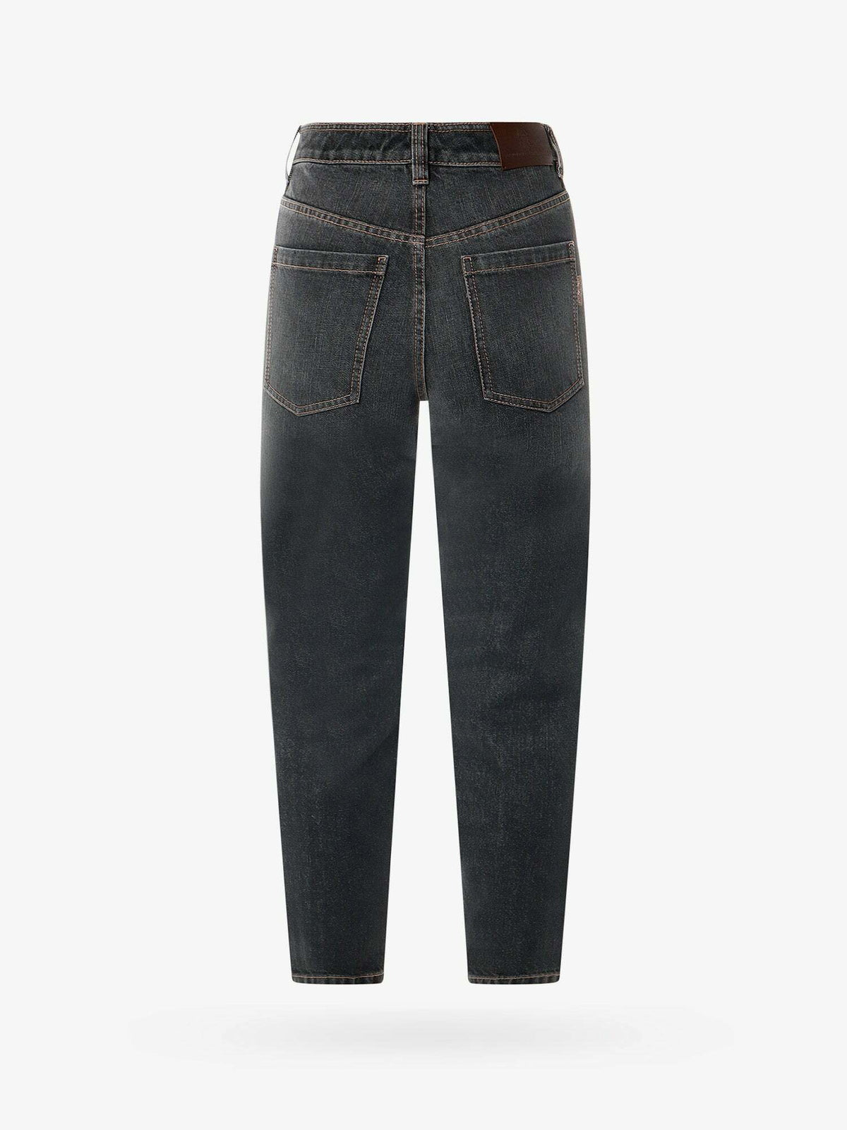 Black Cotton Relaxed Fit Jeans
