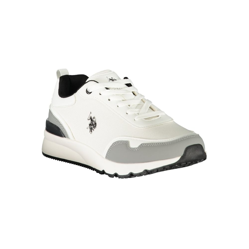 Bianco Poliuretano Uomo Sneaker