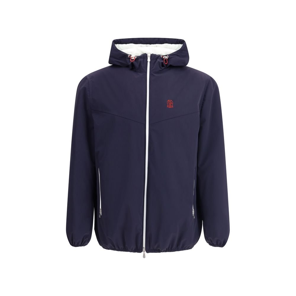 Blue Polyamide Shell Jacket