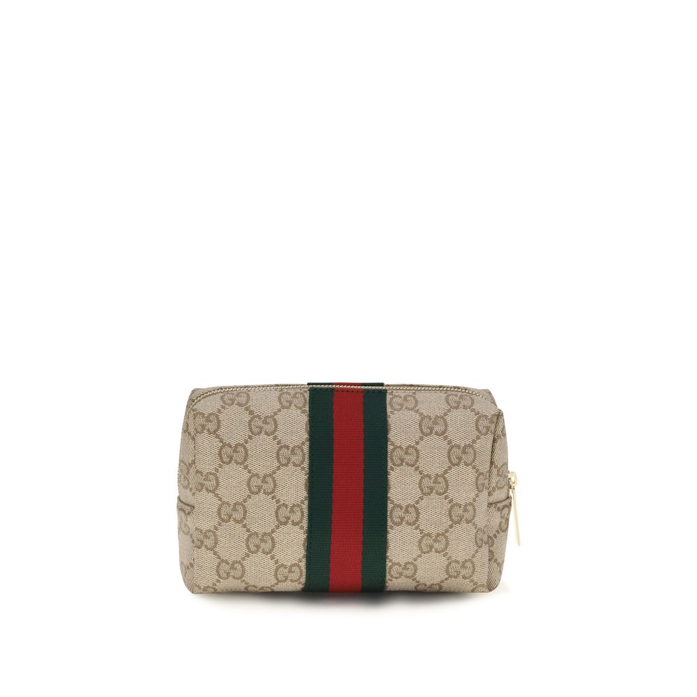 Beige Fabric Wallet