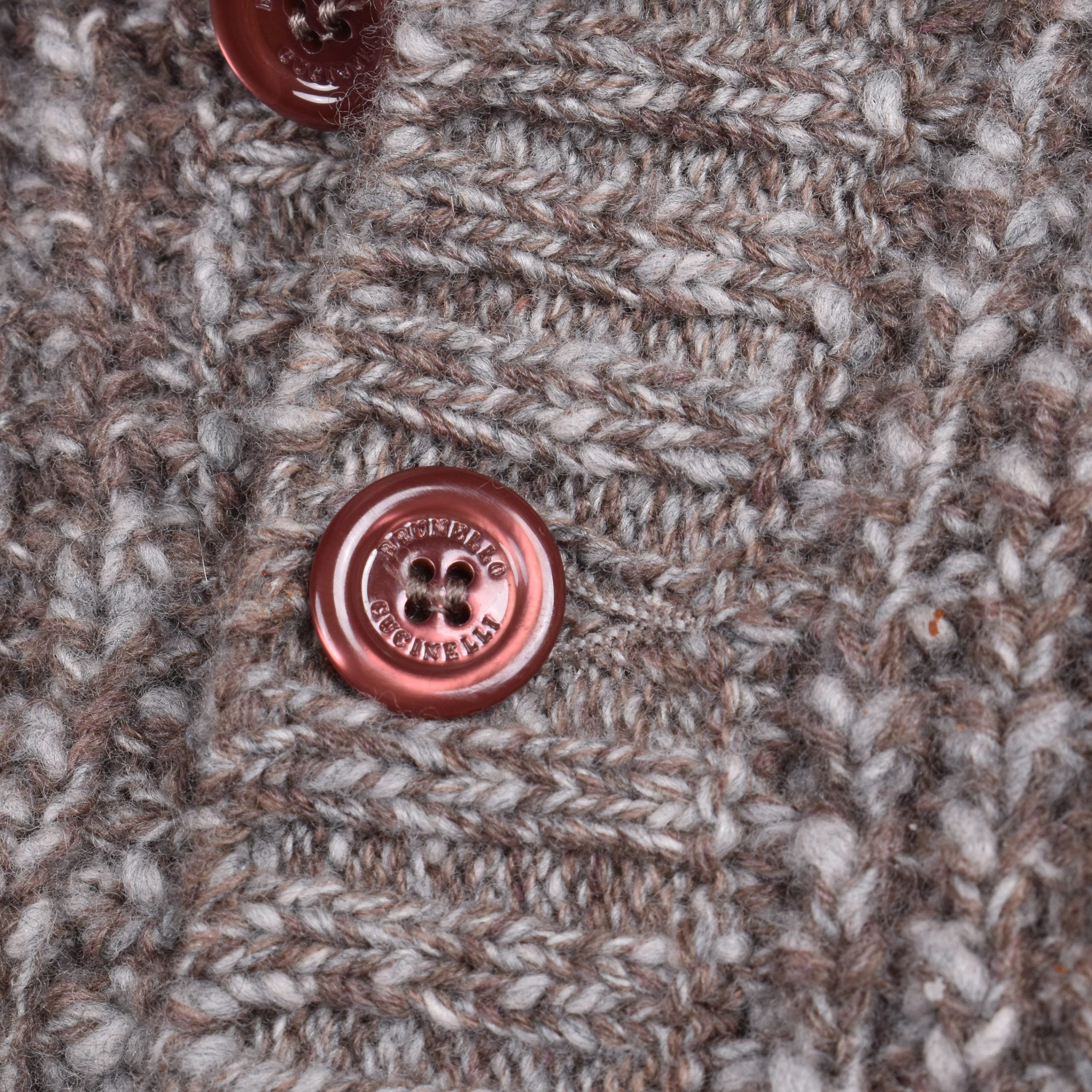 Brown Elastane Sweatshirt