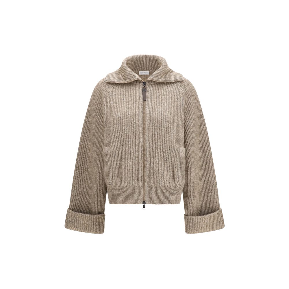 Beige Cashmere Sweatshirt