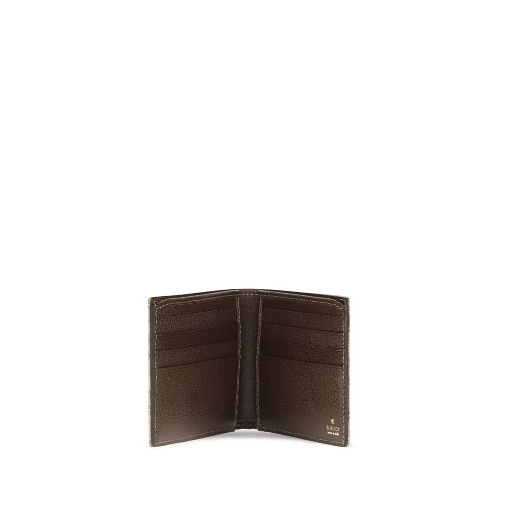 Beige Fabric Wallet