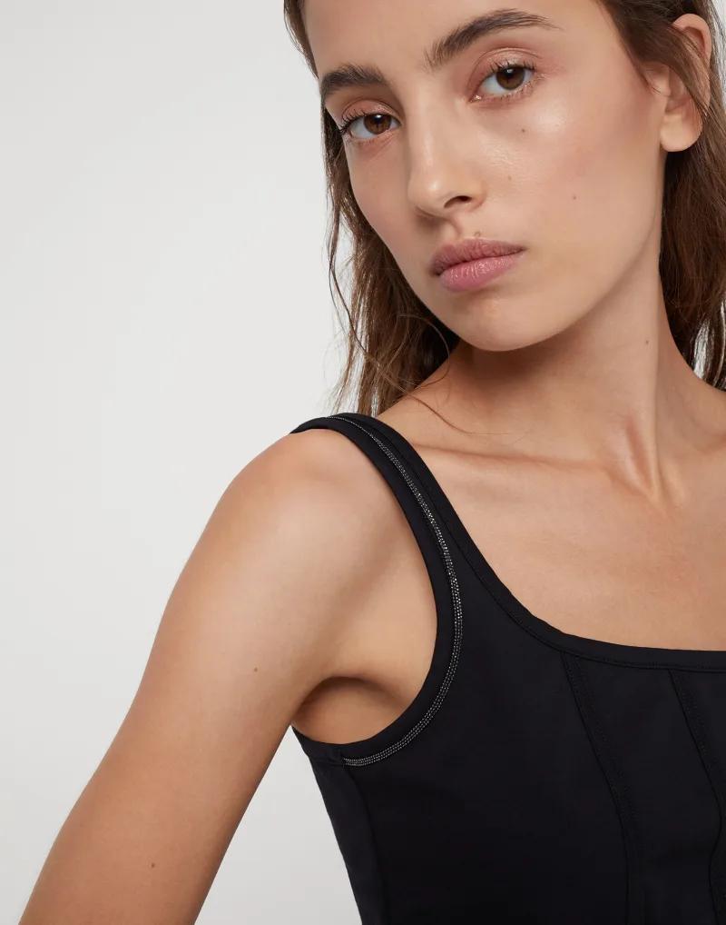 Black Cotton T-Shirt