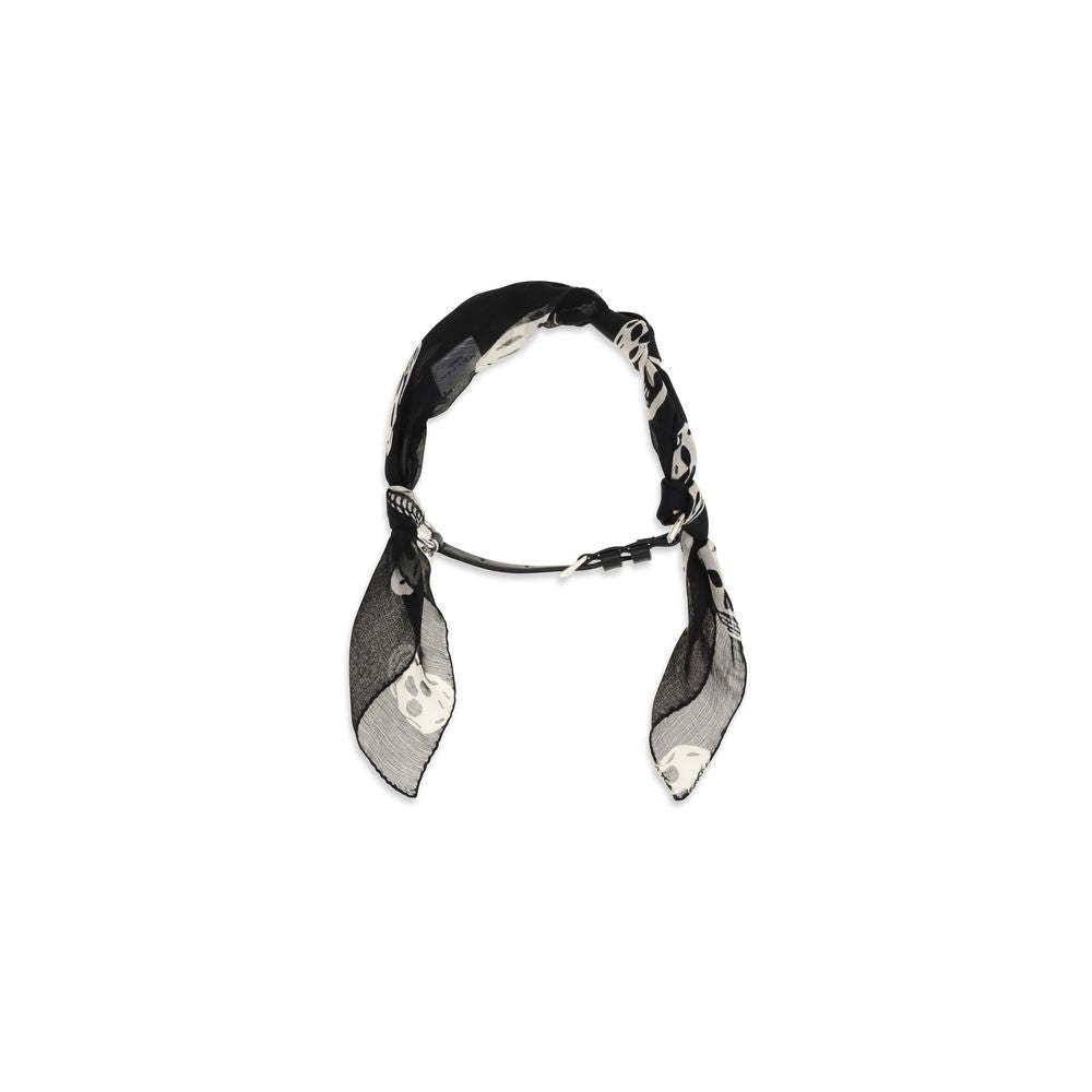 Black Silk Scarf