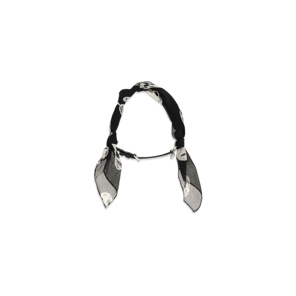 Black Silk Scarf