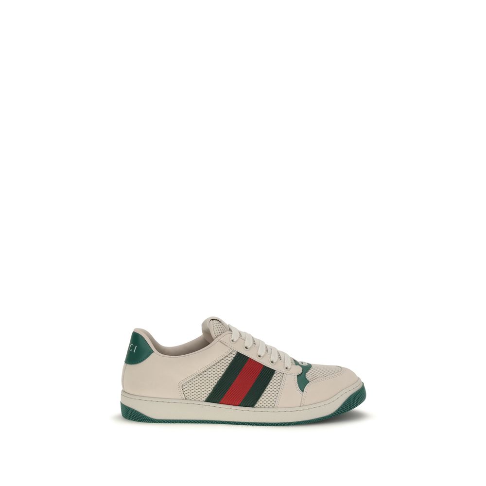 Beige Fabric Low Top Sneakers