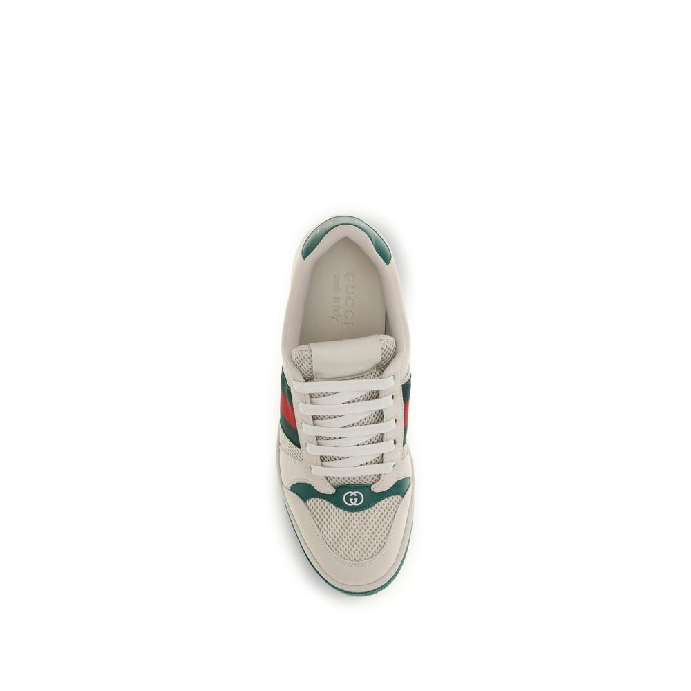 Beige Fabric Low Top Sneakers