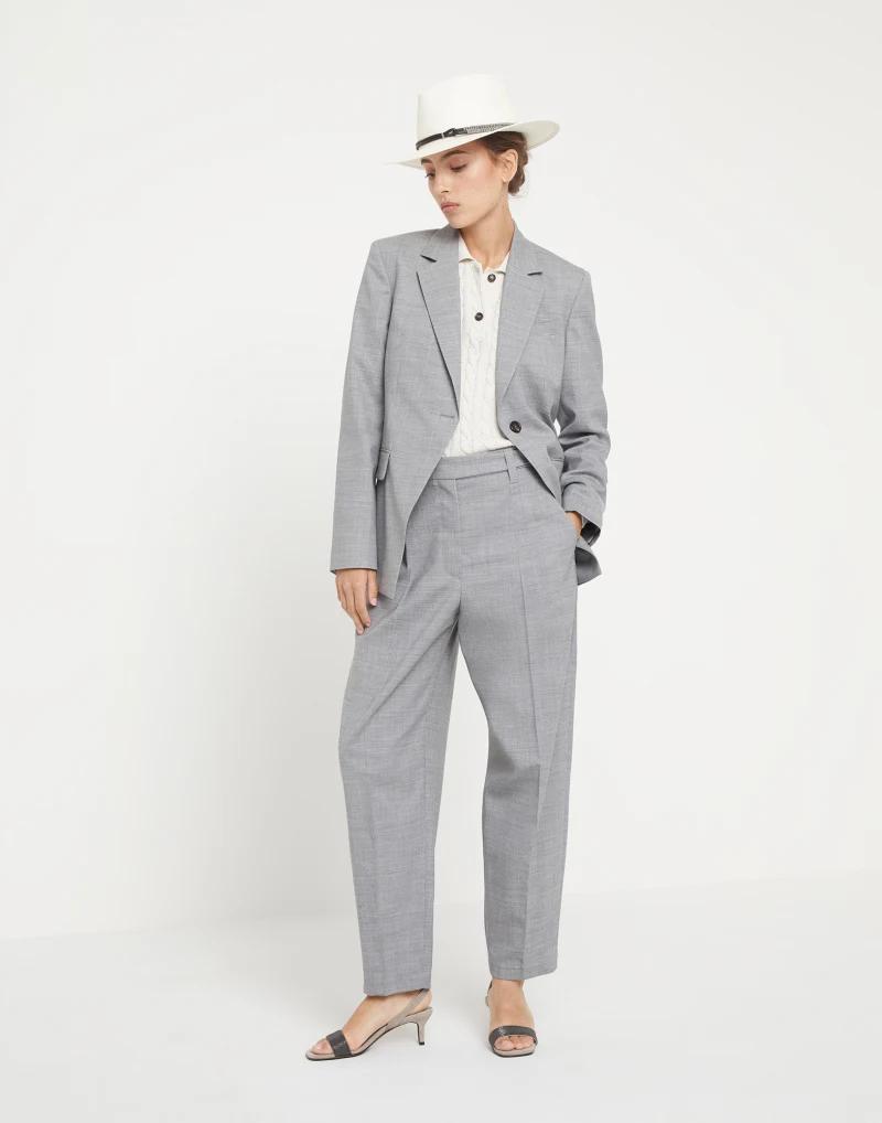 Bicolor Wool Blazer