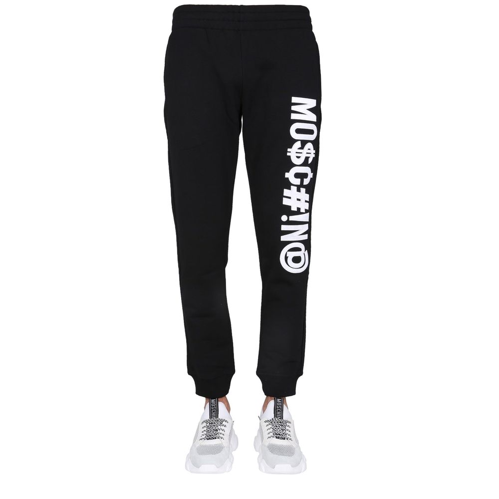 Black Cotton Joggers (Workout Pants)