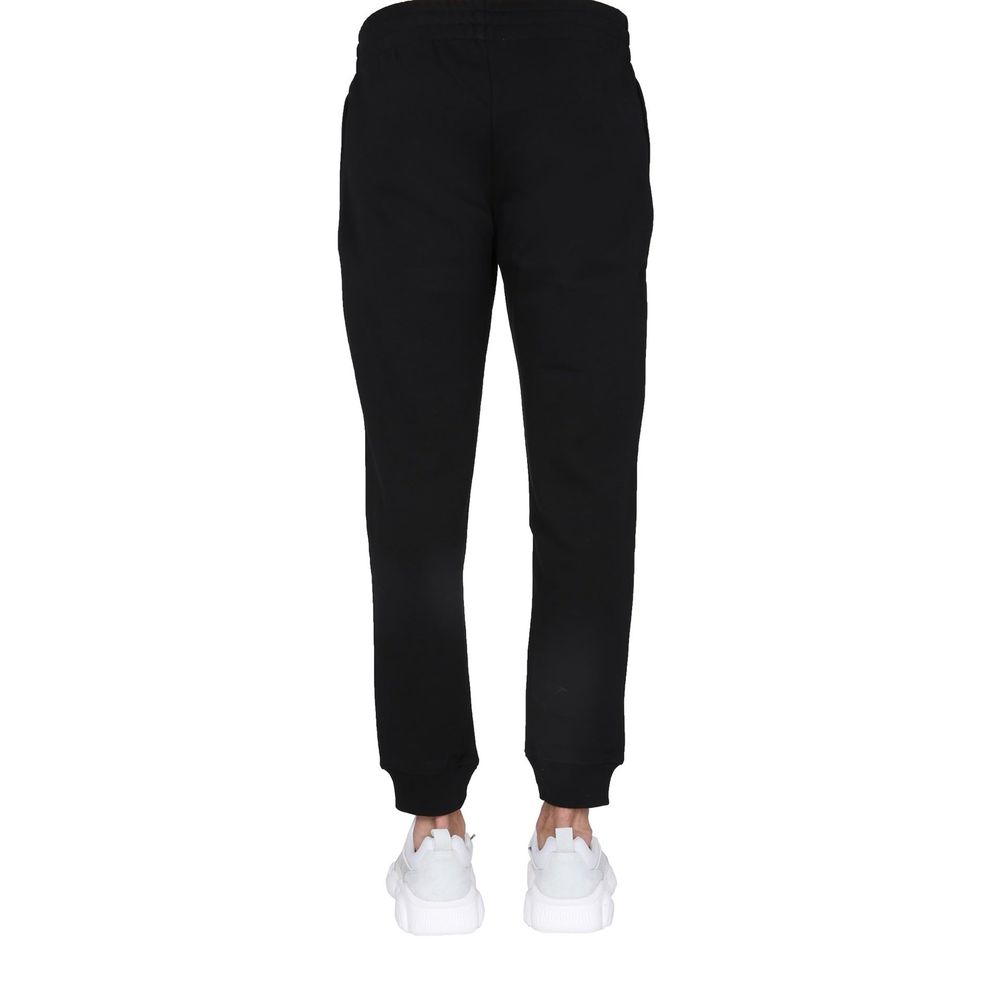 Black Cotton Joggers (Workout Pants)