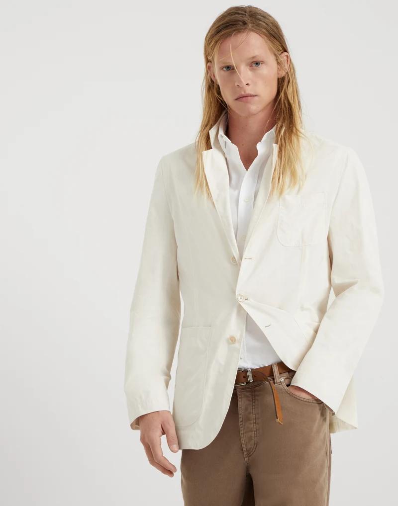 Bicolor Polyester Blazer