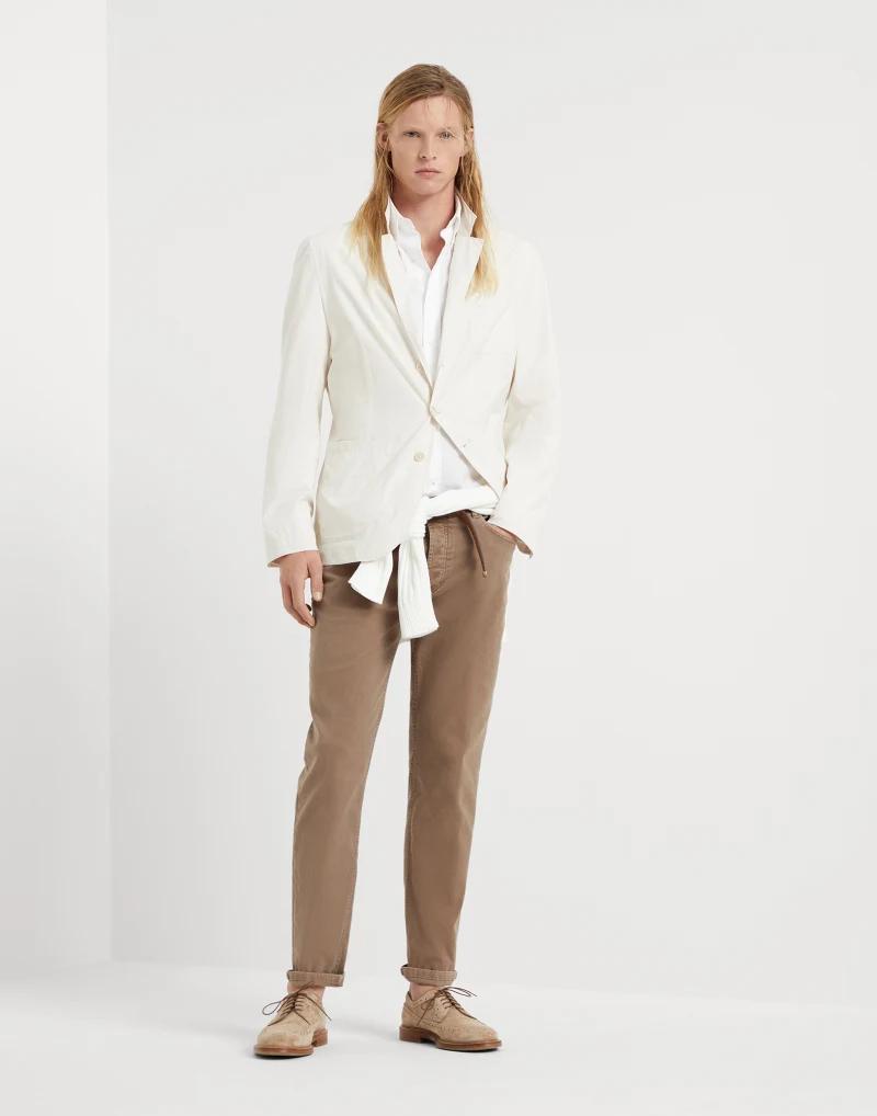 Bicolor Polyester Blazer