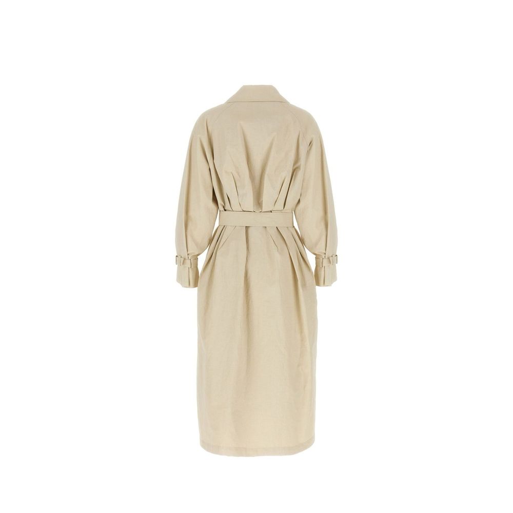 Beige Cotton False