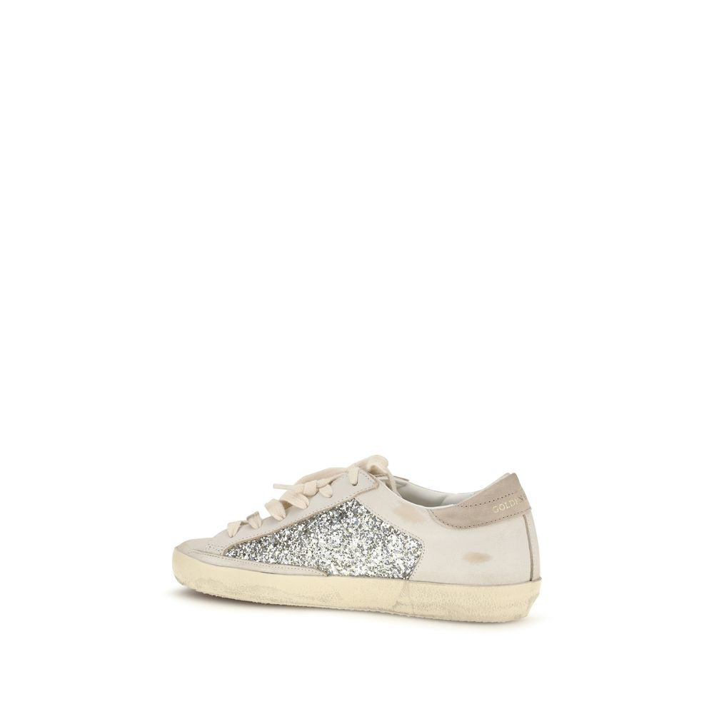 Beige Calf Leather Bos Taurus Sneakers